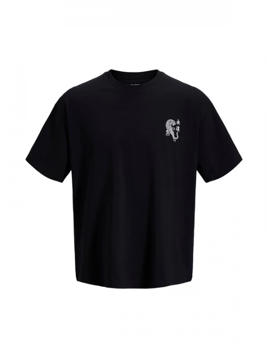 Obrázek produktu JACK & JONES Tričko 'JJBOYE' černá / bílá