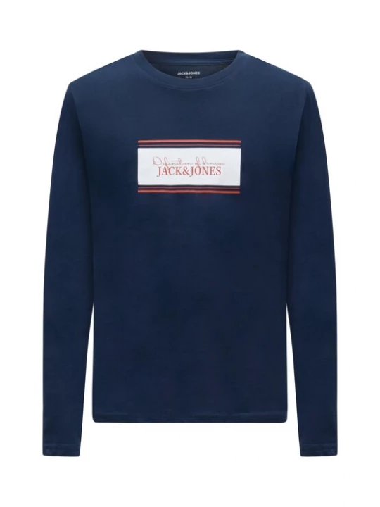 Obrázek produktu JACK & JONES Tričko 'JJBUSTER' námořnická modř / rezavě červená / bílá