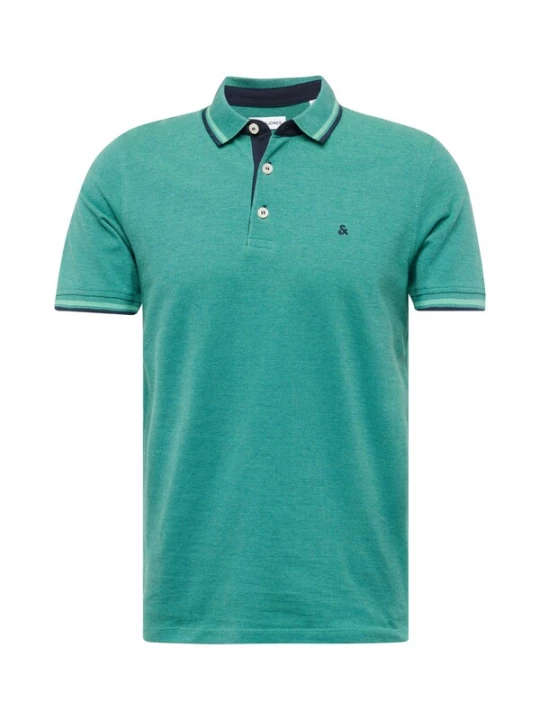 Obrázek produktu JACK & JONES Tričko 'JJEPaulos' námořnická modř / nefritová / bílá