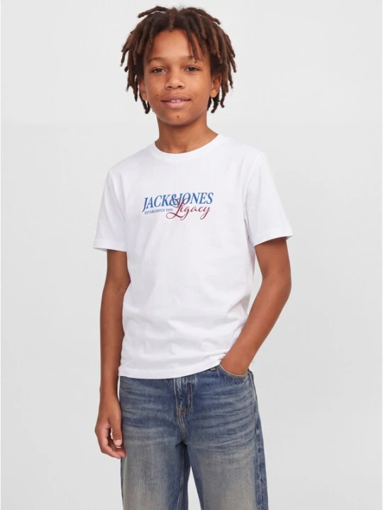 Obrázek produktu JACK & JONES Tričko 'JJJADE' námořnická modř / karmínově červené / bílá