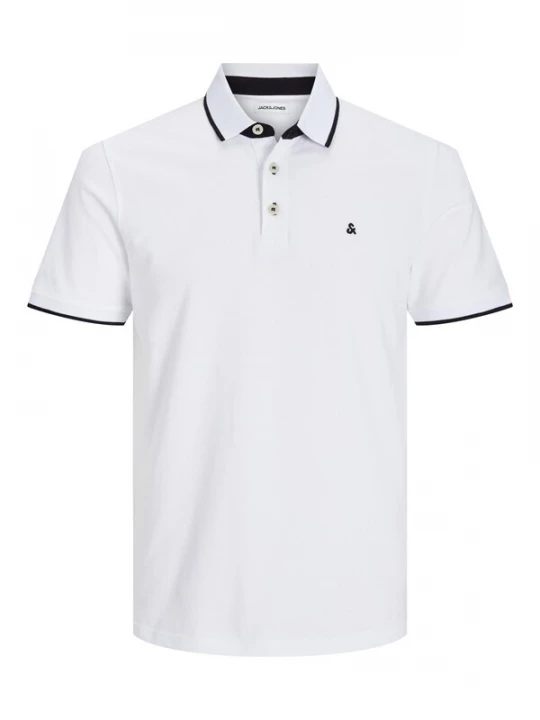 Obrázek produktu JACK & JONES Tričko 'JJPaulos' černá / bílá