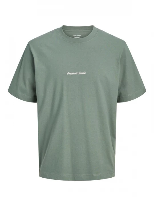 Obrázek produktu JACK & JONES Tričko 'JORNorrebro' zelená / bílá