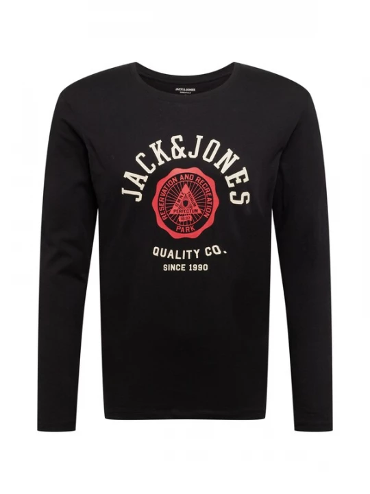 Obrázek produktu JACK & JONES Tričko slonová kost / červená / černá
