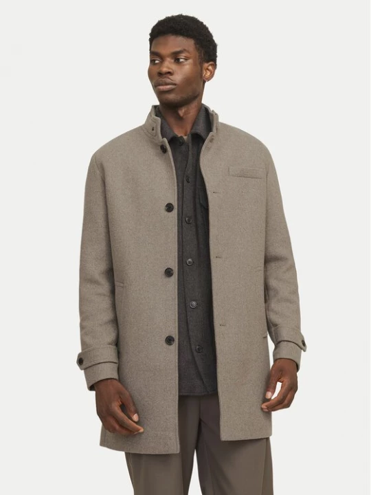 Obrázek produktu Jack & Jones Vlněný kabát Melton 12258672 Béžová Regular Fit