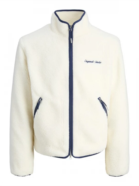 Obrázek produktu JACK & JONES Zimní bunda 'JORNorrebro' tmavě modrá / barva bílé vlny