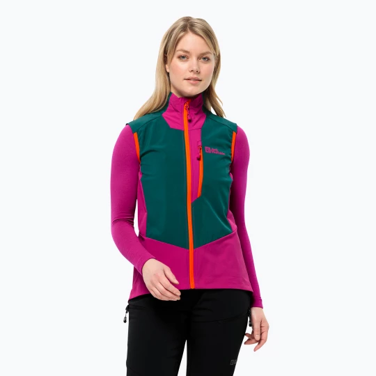 Obrázek produktu Jack Wolfskin Alpspitze sea green dámská turistická bunda bez rukávů