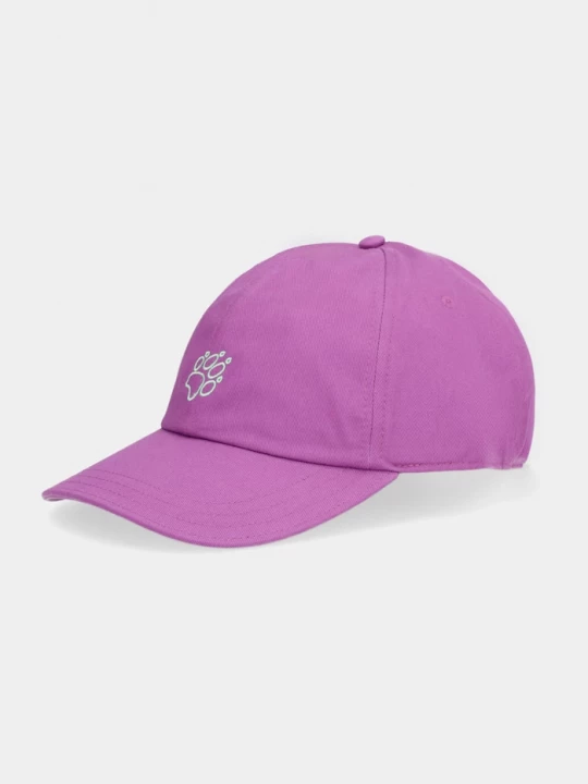 Obrázek produktu Jack Wolfskin baseballová čepice bavlněná Celebrate The Paw fialová