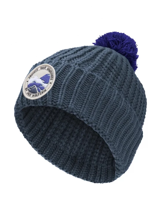 Obrázek produktu Jack Wolfskin čepice s bambulí dětská POMPOM námořnická modř