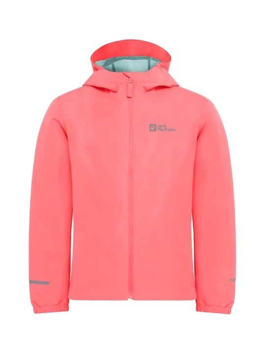 Obrázek produktu Jack Wolfskin Dětská nepromokavá bunda Jack Wolfskin FLAZE růžová