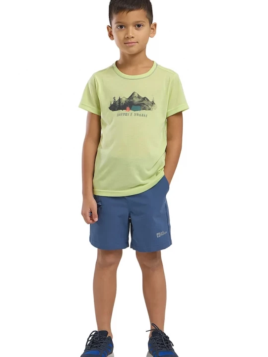 Obrázek produktu Jack Wolfskin Dětské kraťasy Jack Wolfskin TURBULENCE SHORTS K modrá