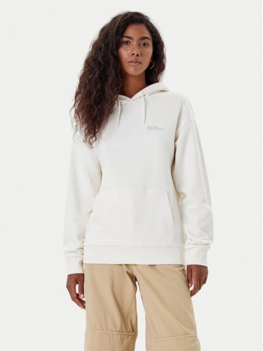 Obrázek produktu Jack Wolfskin Mikina Essential A63848 Écru Regular Fit Krémová