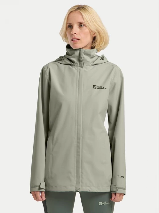 Obrázek produktu Jack Wolfskin Outdoorová bunda Trailtime 2l A63902 Zelená Regular Fit