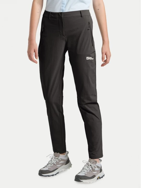 Obrázek produktu Jack Wolfskin Outdoorové kalhoty Hikeout A63927 Černá Regular Fit