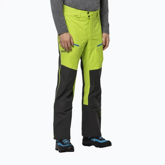 Obrázek produktu Jack Wolfskin pánské lyžařské kalhoty Alpspitze 3L green / black 1115191