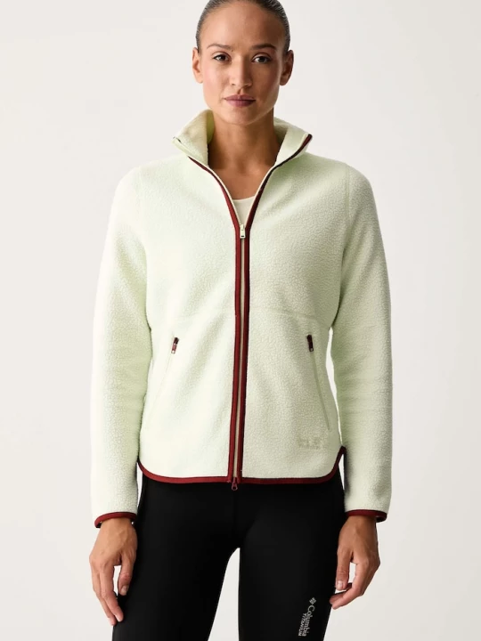 Obrázek produktu Jack Wolfskin rozepínací mikina dámská fleecová Lite Curl zelená