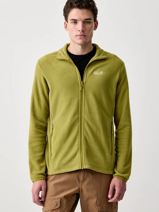Obrázek produktu Jack Wolfskin rozepínací mikina pánská Taunus 100 zelená