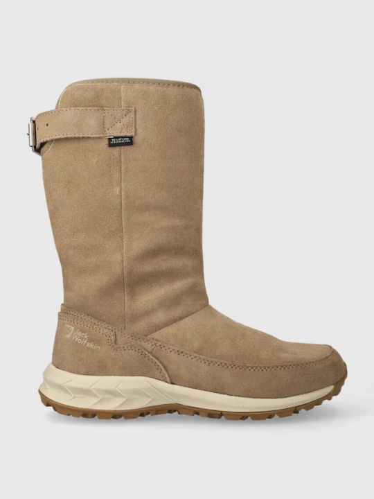 Obrázek produktu Jack Wolfskin Semišové sněhule Jack Wolfskin Queenstown Texapore hnědá