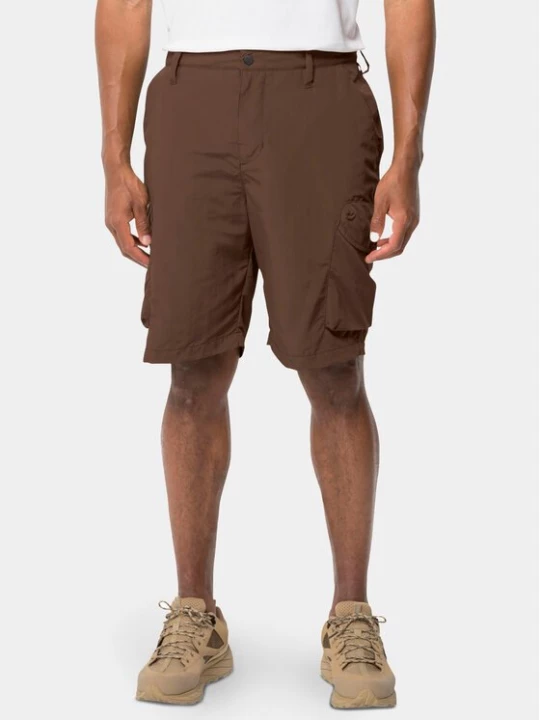 Obrázek produktu Jack Wolfskin Šortky z materiálu Kalahari 1508381 Hnědá Regular Fit