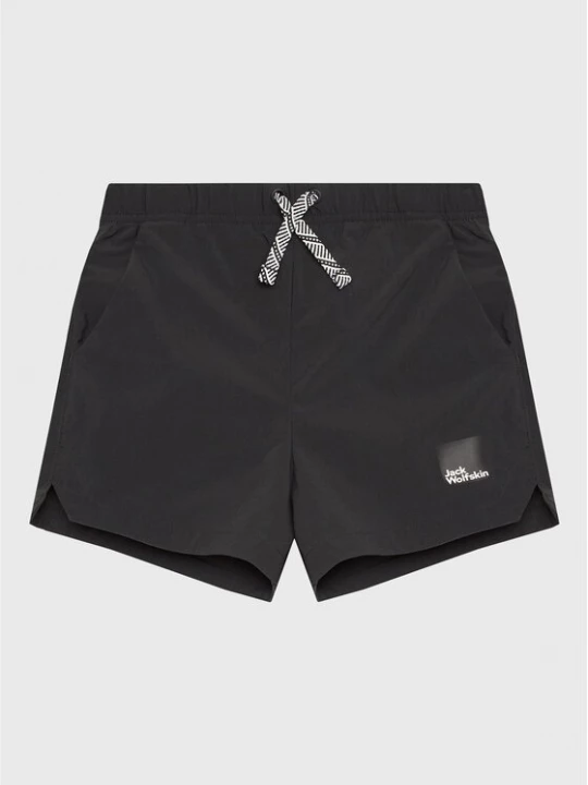 Obrázek produktu Jack Wolfskin Šortky z materiálu Teen 1609871 Černá Regular Fit