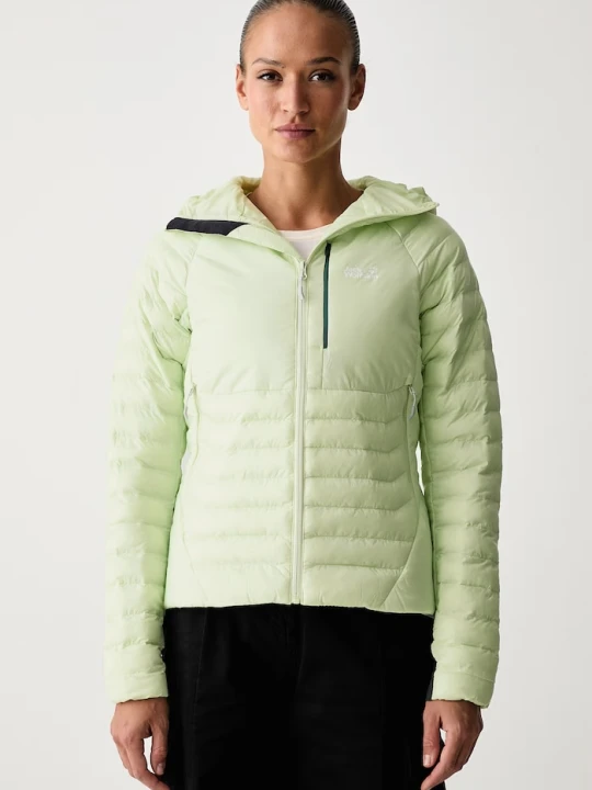 Obrázek produktu Jack Wolfskin sportovní bunda dámská ROUTEBURN zelená