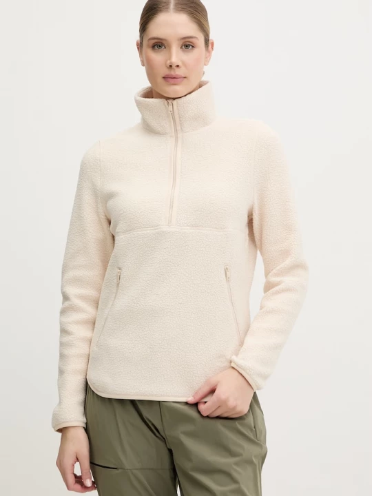 Obrázek produktu Jack Wolfskin sportovní mikina dámská fleecová Lite Curl béžová