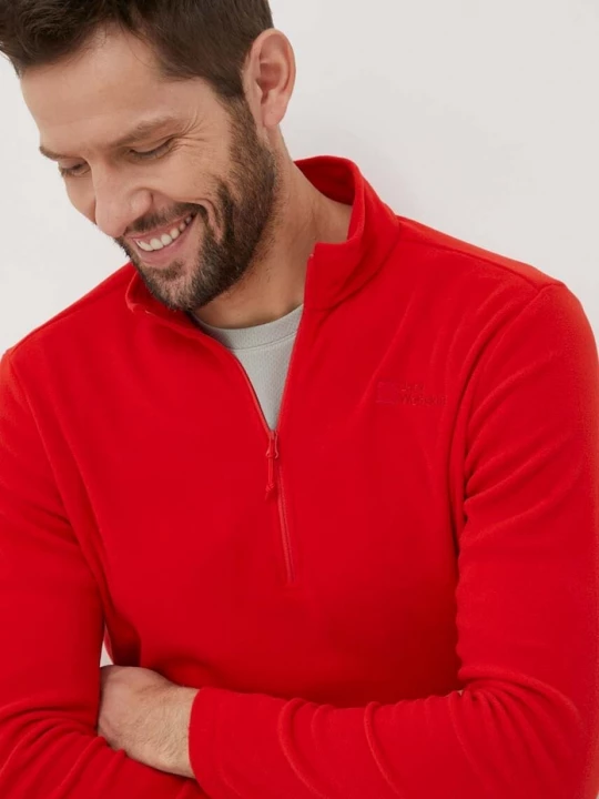 Obrázek produktu Jack Wolfskin Sportovní mikina Jack Wolfskin Taunus červená
