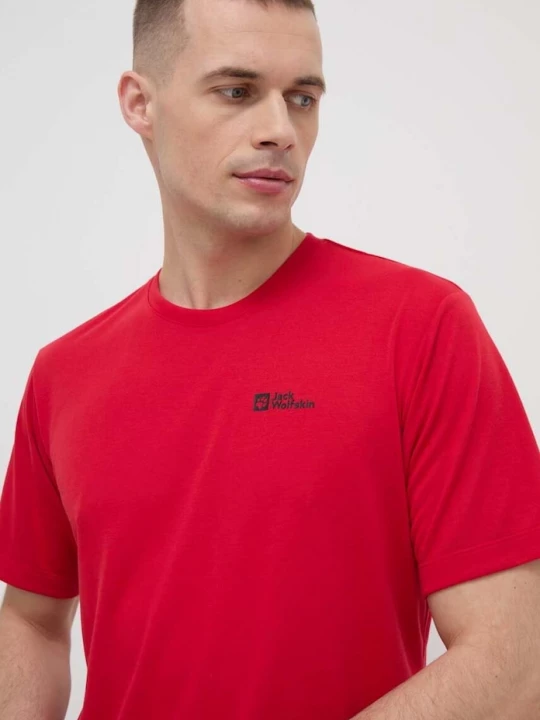 Obrázek produktu Jack Wolfskin Sportovní tričko Jack Wolfskin Vonnan červená
