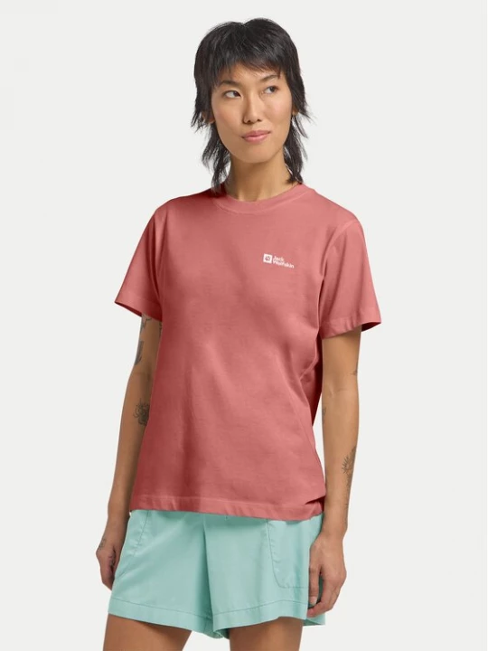 Obrázek produktu Jack Wolfskin T-Shirt Essential 1808352 Růžová Regular Fit