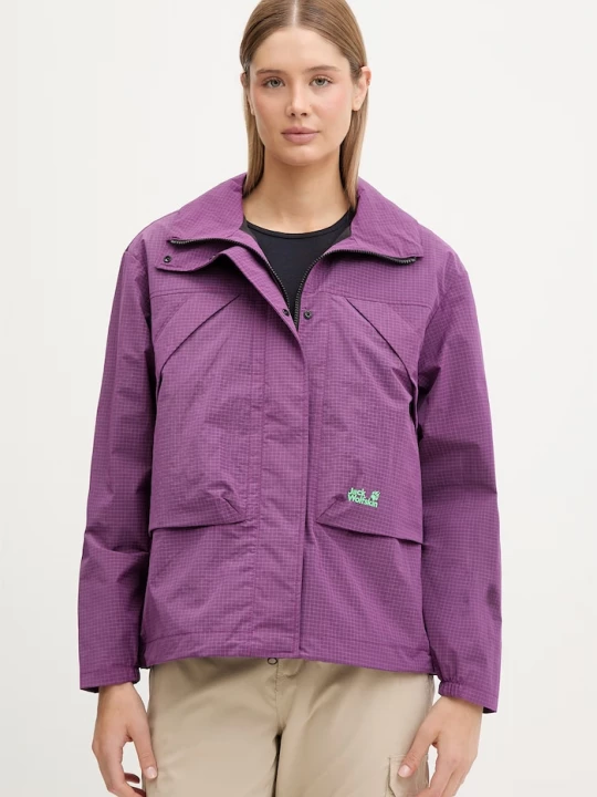 Obrázek produktu Jack Wolfskin treková bunda dámská Find The Wild fialová