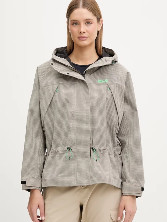 Obrázek produktu Jack Wolfskin treková bunda dámské Find The Wild béžová