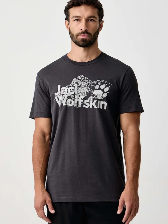 Obrázek produktu Jack Wolfskin tričko pánské bavlněné černá