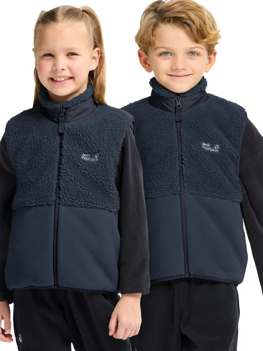 Obrázek produktu Jack Wolfskin vesta dětská fleecová ICE CURL námořnická modř