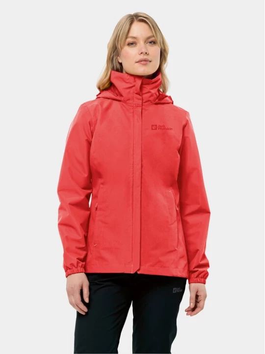 Obrázek produktu Jack Wolfskin Větrovka Stormy Point 1111202 Červená Regular Fit