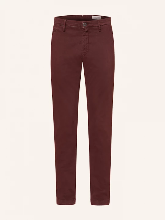 Obrázek produktu Jacob Cohen Chino Kalhoty Bobby Slim Fit tmavě červená