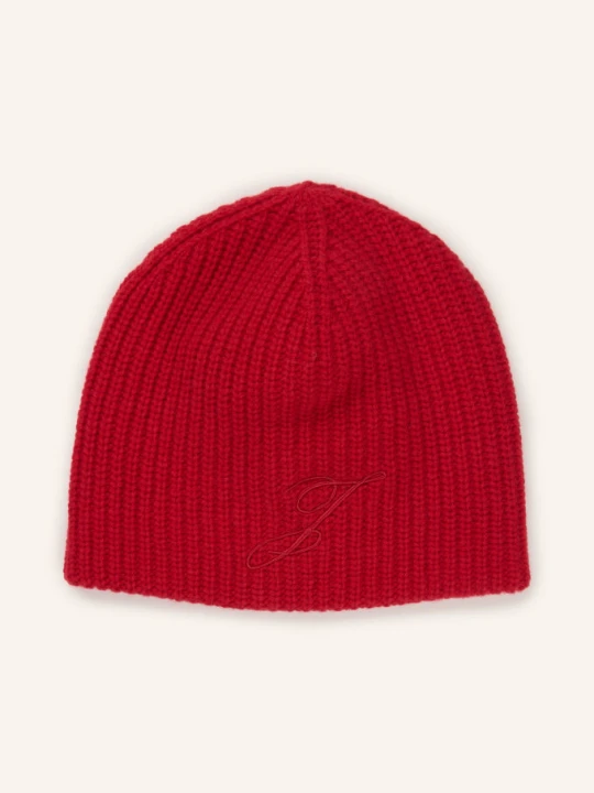 Obrázek produktu Jacquemus Čepice Le Bonnet Espiral Z Merino Vlny červená