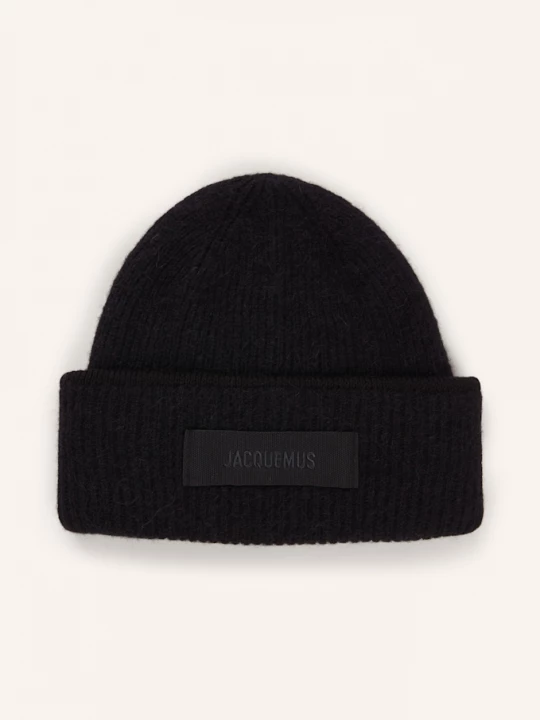 Obrázek produktu Jacquemus Čepice Le Bonnet Gros Grain S Alpakou černá