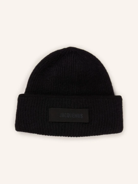 Obrázek produktu Jacquemus Čepice Le Bonnet Gros Grain S Alpakou černá
