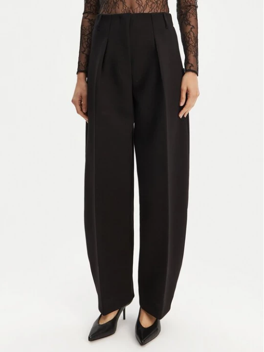 Obrázek produktu JACQUEMUS Kalhoty z materiálu Le Pantalon Ovalo 24E241PA0791718 990 Černá Regular Fit