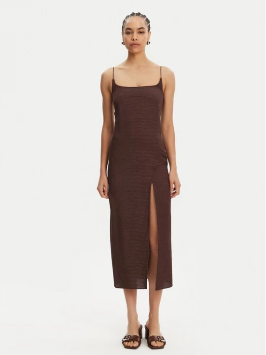 Obrázek produktu JACQUEMUS Koktejlové šaty 25E251DR100-1713 Hnědá Regular Fit
