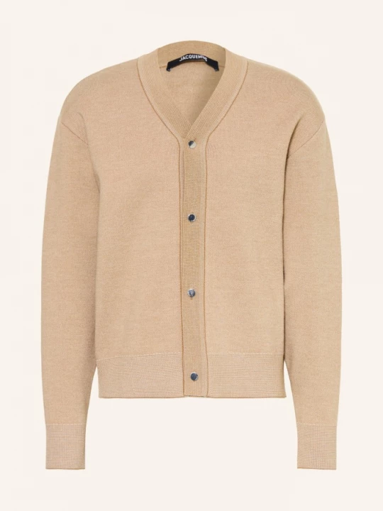 Obrázek produktu Jacquemus Pletený Kardigan Le Cardigan Doppio velbloudí