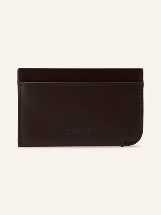 Obrázek produktu Jacquemus Pouzdro Na Karty Le Porte Curvo tmavě hnědá