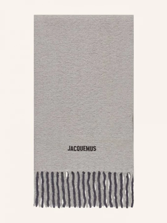 Obrázek produktu Jacquemus Šála Z Alpaky L Echarpe Moisson šedá
