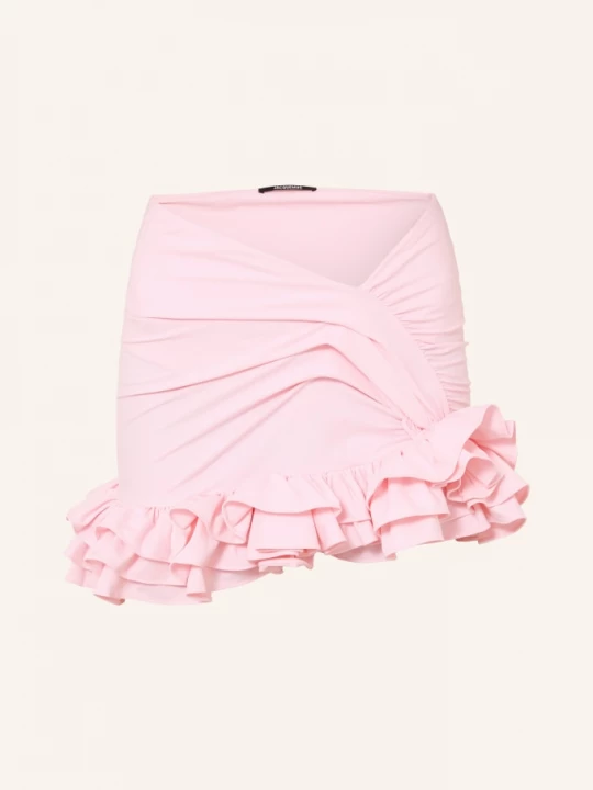 Obrázek produktu Jacquemus Sukně La Mini Jupe Playa S Volánky růžová