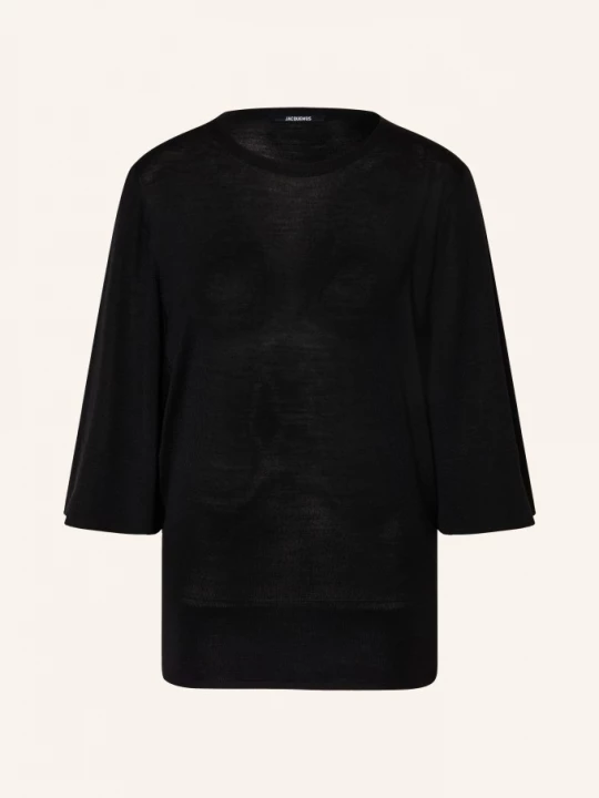 Obrázek produktu Jacquemus Svetr La Maille Mananco S 3/4 Rukávy černá