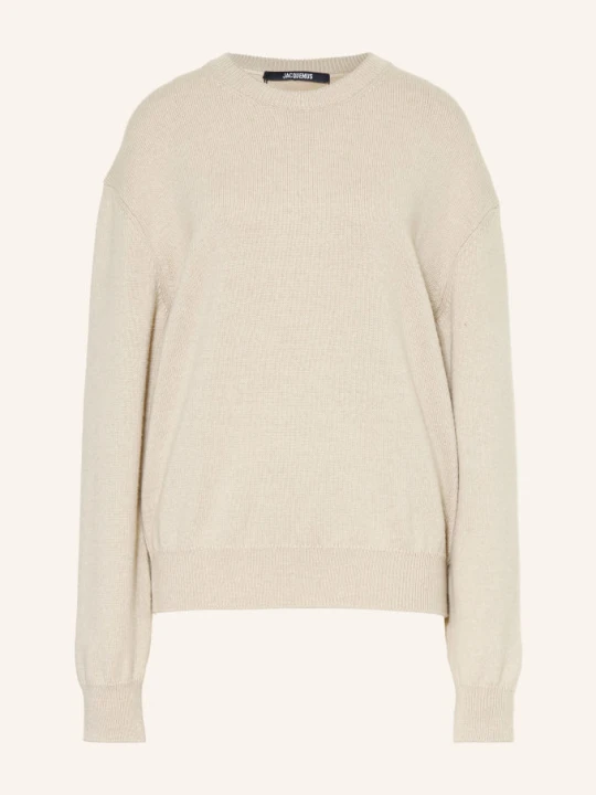 Obrázek produktu Jacquemus Svetr La Maille Moulin S Merino Vlnou béžová