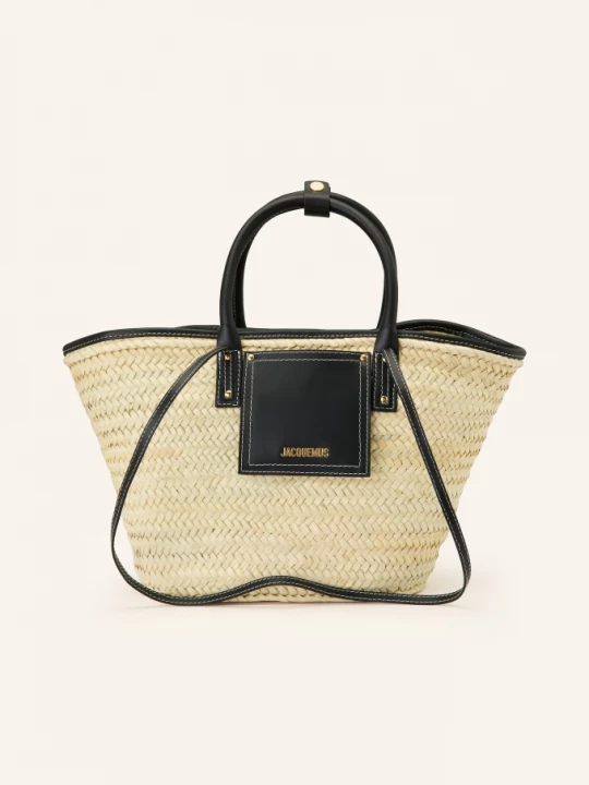 Obrázek produktu Jacquemus Taška Le Panier Soli béžová / zlatá / černá