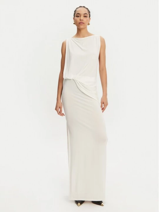 Obrázek produktu JACQUEMUS Večerní šaty La Robe Peplo Longue 25E251DR2302381 100 Bílá Regular Fit