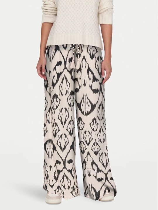 Obrázek produktu JDY Kalhoty z materiálu Bree 15320106 Béžová Wide Leg