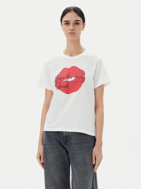 Obrázek produktu JDY T-Shirt Daisy 15348400 Bílá Regular Fit