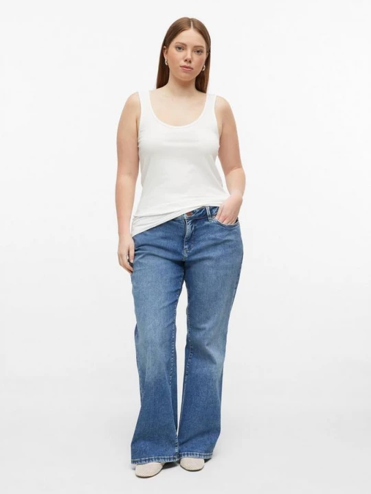 Obrázek produktu Jeans Flare / Mid Rise / Flared Leg QS modrá